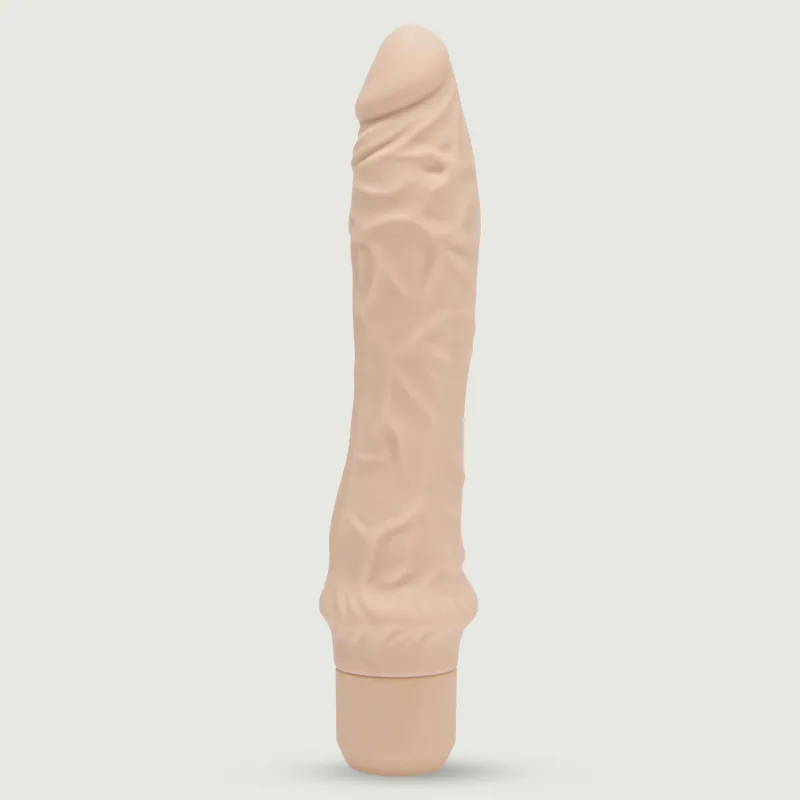 Vibrator clasic mare din silicon - Flesh — preț și oferte