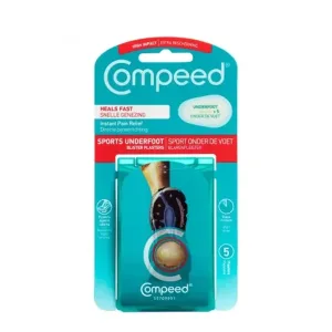Plasturi sport pentru basicile din talpa, Compeed | 5 bucati