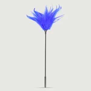 Pana lunga Tease Series Electric Blue Feather Teaser - Albastru