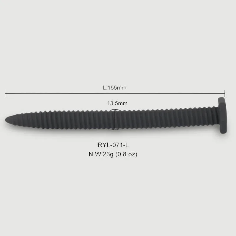 Sunete uretrale din silicon spiralat 152 x 20 mm - negru — preț și oferte