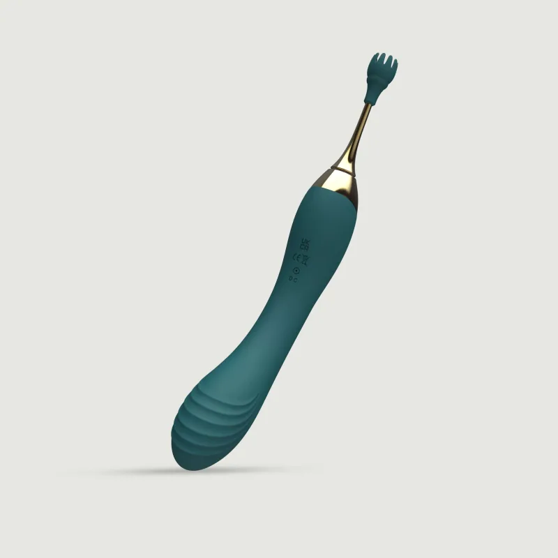 Clit Touch Pinpoint Vibrator clitoridian din silicon - Verde — preț și oferte