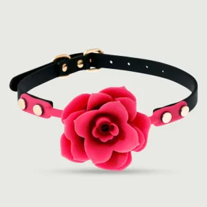 Căluș de bal în formă de trandafir cu curea reglabilă - Fuchsia