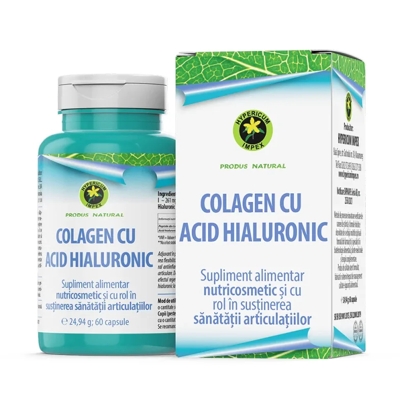 Capsule Colagen cu Acid Hialuronic, 60 capsule — preț și oferte