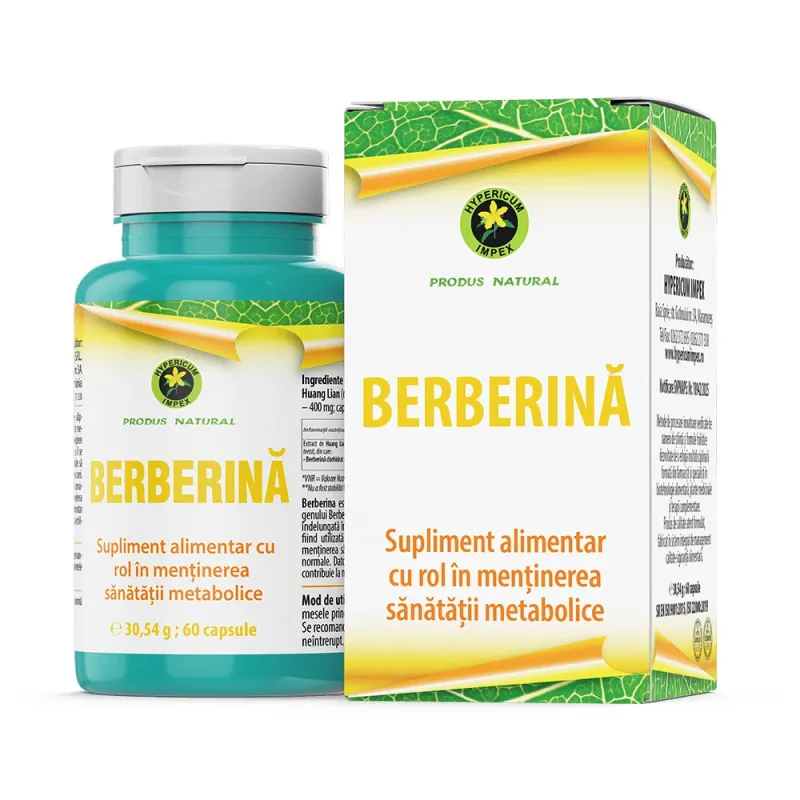 Capsule Berberina, 60 capsule — preț și oferte