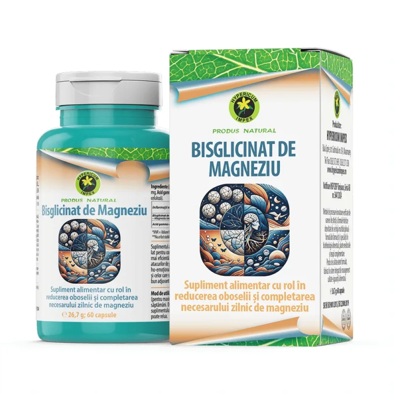 Capsule Bisglicinat de Magneziu, 60 capsule — preț și oferte