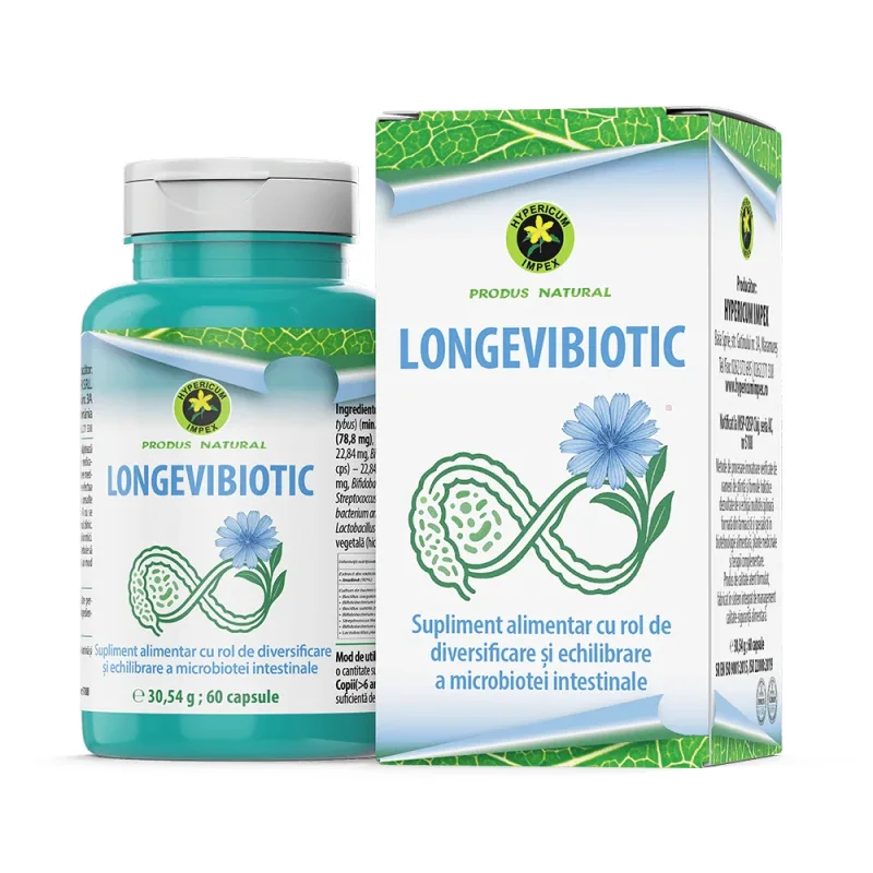 Capsule Longevibiotic, 60 capsule — preț și oferte