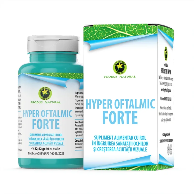 Capsule Hyper Oftalmic Forte, 60 capsule — preț și oferte