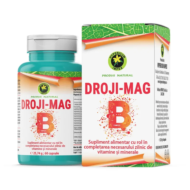 Capsule B complex Droji-Mag, 60 capsule — preț și oferte