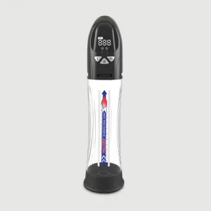 Pompa mea Dick LCD impermeabil hidro penis pompa - Transparent