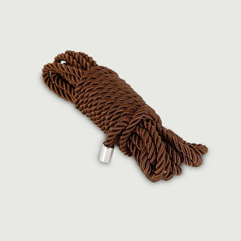 Frânghie Bondage din poliester 5 m - maro — preț și oferte