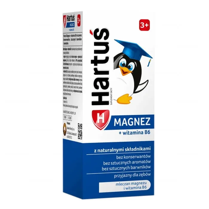 Hartuś Magnesium + Vitamina B6, sirop pentru copii cu vârsta peste 3 ani, 120 ml Laboratoria Natury — preț și oferte