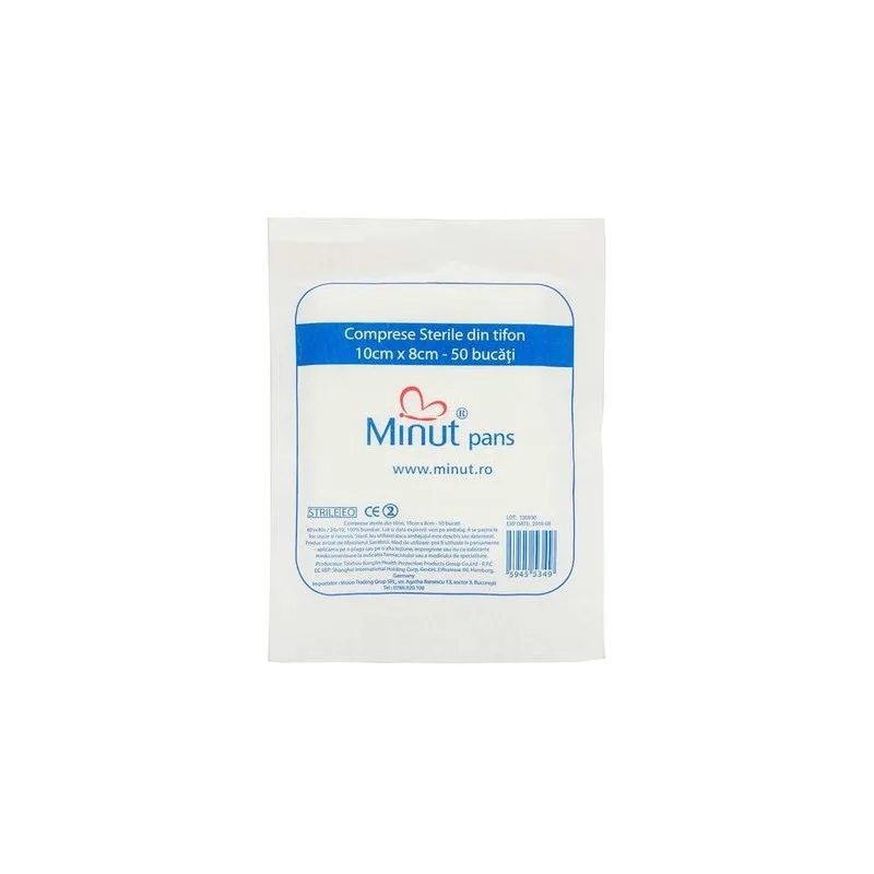 Comprese sterile 10/8 X 50, Minut — preț și oferte