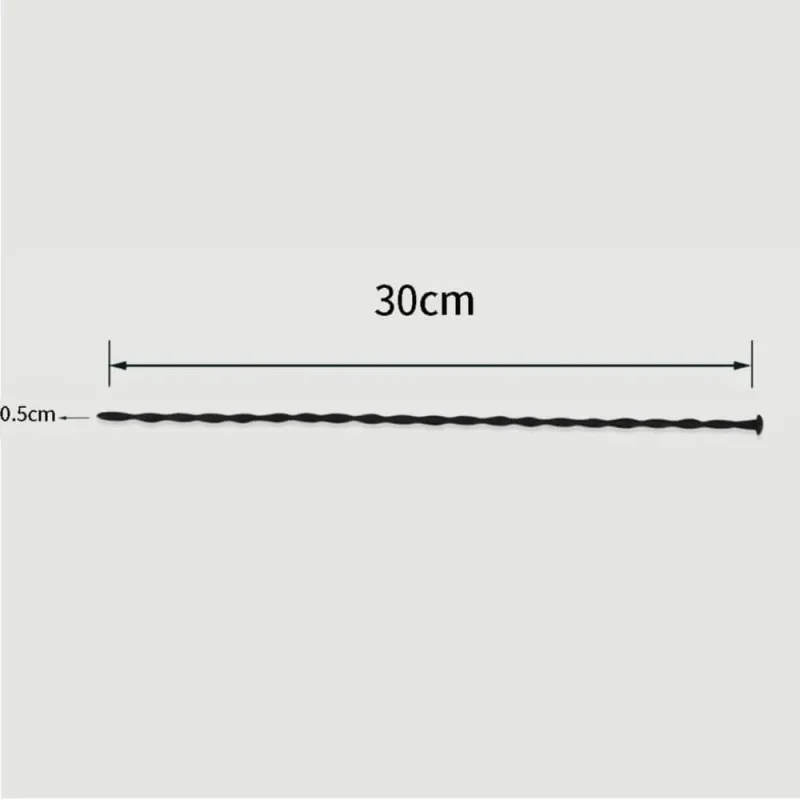 Sunet uretral din silicon 300 x 5 mm - negru — preț și oferte