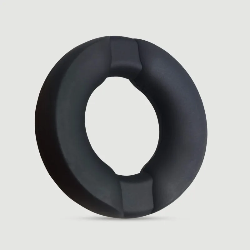 Inel flexibil pentru penis din silicon cu nod dur 40 mm - negru — preț și oferte