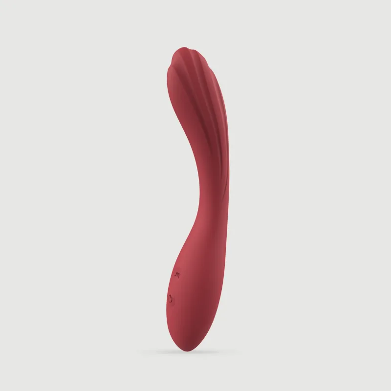 Tigi Vibrator punct G curbat ondulat din silicon premium - roșu — preț și oferte