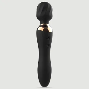 Vibro-Wall Premium silicon masaj stimulator de perete și vibrator 2 în 1 - negru