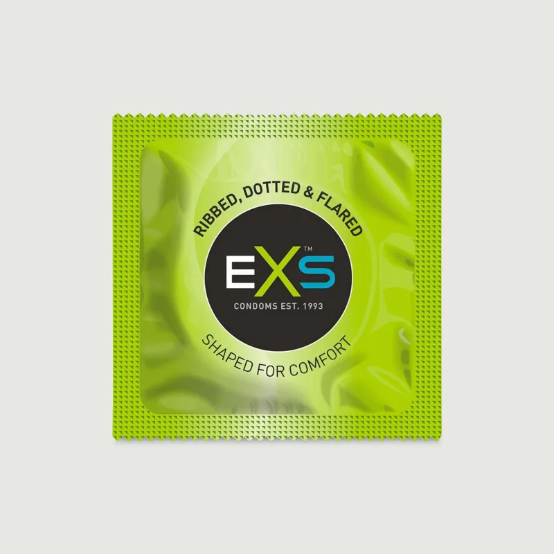 EXS Prezervative cu nervuri cu puncte și evazate — preț și oferte