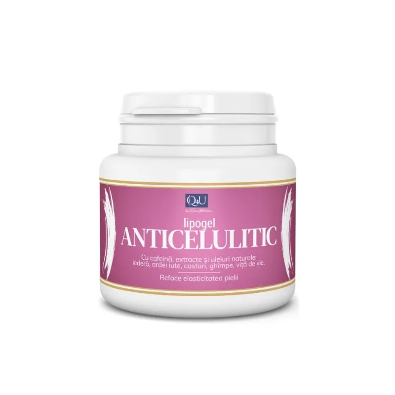 Lipogel anticelulitic Q4U, 500ml, Tis Farmaceutic — preț și oferte