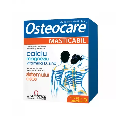 Comprimate masticabile Osteocare VITABIOTICS — preț și oferte