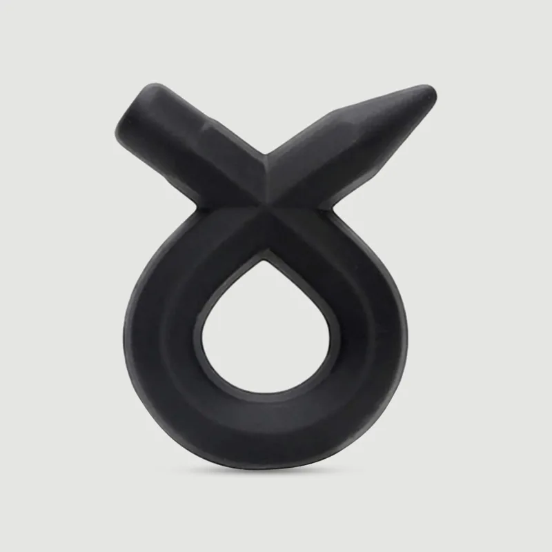 Inel flexibil pentru penis din silicon Delta Liquid - negru — preț și oferte