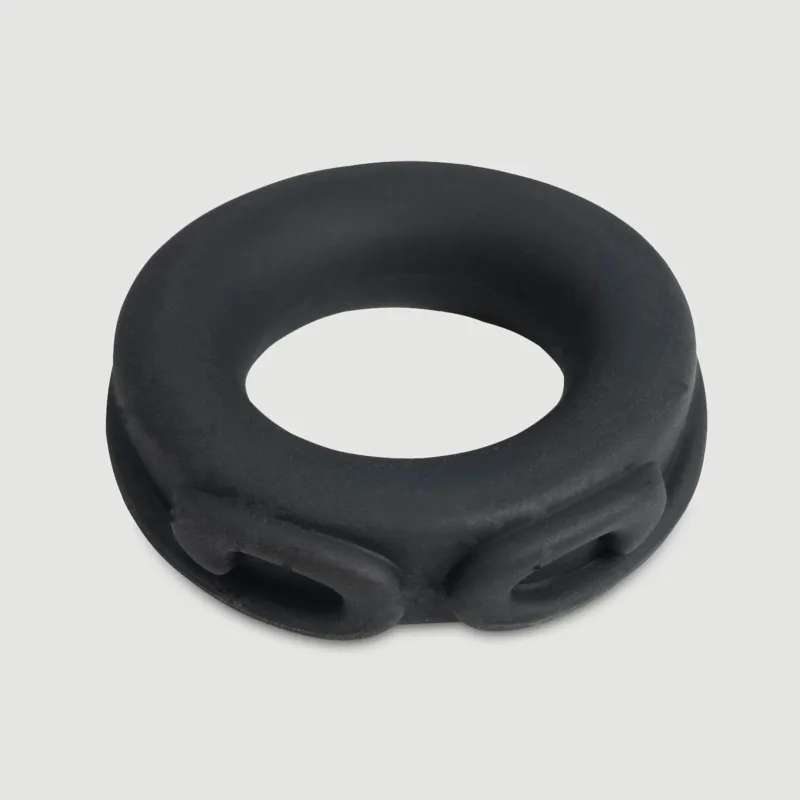 Inel flexibil pentru penis din silicon 45 mm - negru — preț și oferte