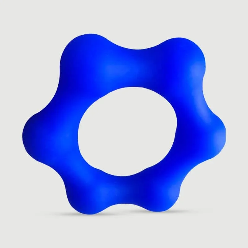 Shuriken Inel flexibil pentru penis din silicon lichid 45 cm - albastru — preț și oferte
