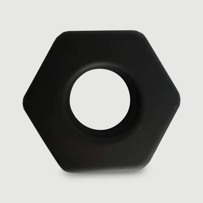 Dick's Nut Fat Liquid Silicone Flexible Cock Ring 45 mm - Negru — preț și oferte