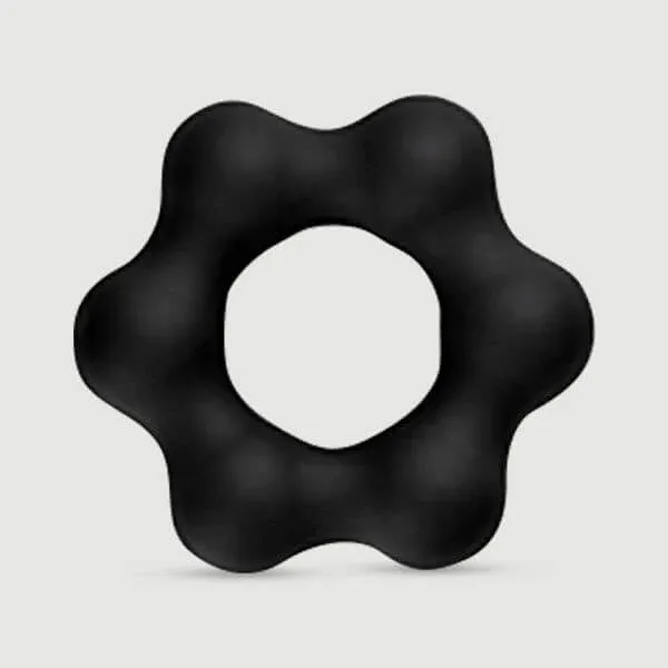 Shuriken Inel flexibil pentru penis din silicon lichid 55 cm - negru — preț și oferte