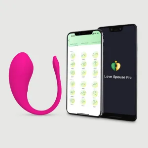 Share My V Bullet vibrator din silicon controlat prin aplicație - roz