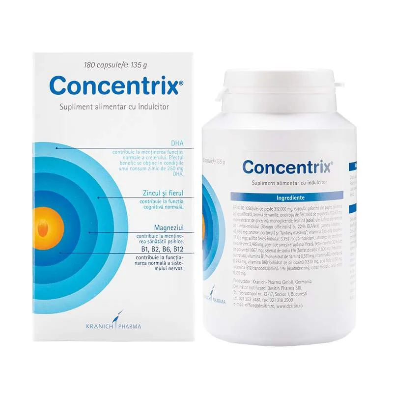 Concentrix, Desitin Pharma | 180 capsule DESITIN ARZNEIMITTEL — preț și oferte