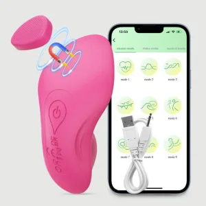 Kenna App Controlled Panty Silicone Wearable Vibrator - Roz
