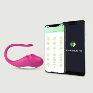 Alira App Controlled Silicone Powerful Egg Vibrator - Roz