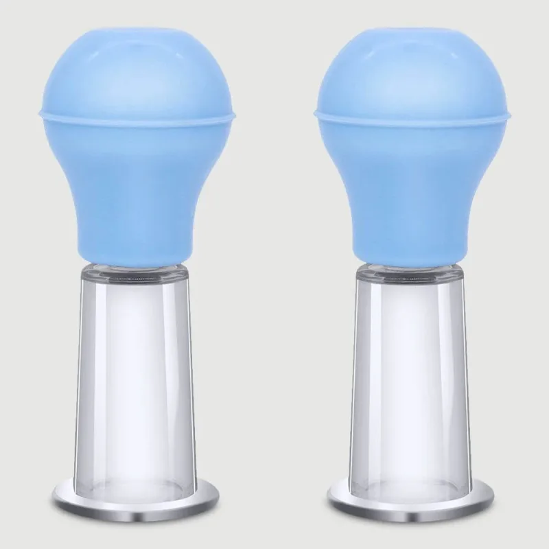 Set pompă delicată pentru mamelon și clitoris - transparent/albastru — preț și oferte