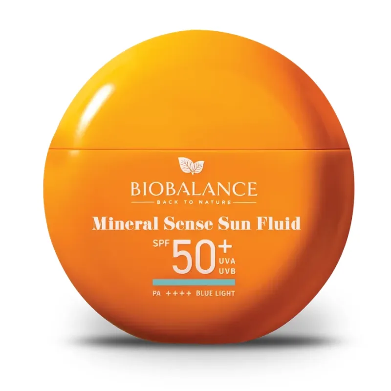 BIOBALANCE Fluid pentru protecție solară cu SPF 50 MINERAL SENSE, 40 ml — preț și oferte