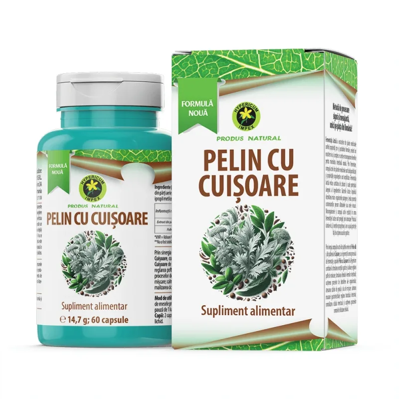 Capsule Pelin cu Cuisoare, 60 capsule — preț și oferte