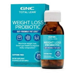 Probiotic pentru controlul greutatii Weight Loss Probiotic Total Lean, 30 capsule, GNC