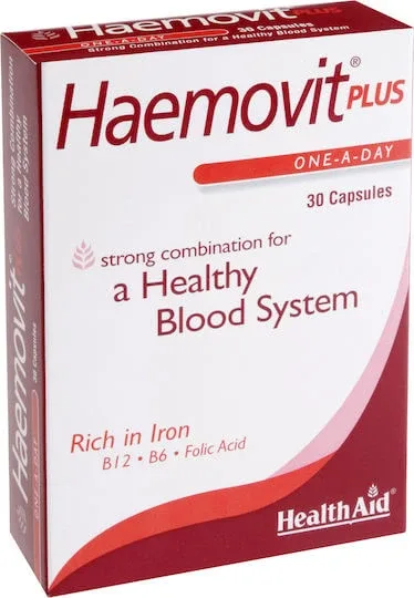 Health Aid Haemovit Plus Supliment pentru Sarcină 30 capace — preț și oferte