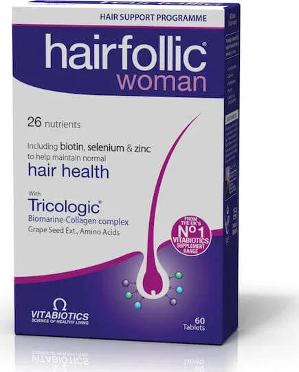 Vitabiotics Hairfollic Woman Supliment Alimentar Special 60 file — preț și oferte
