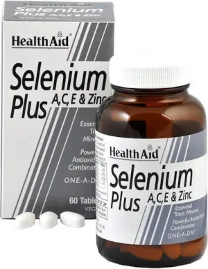Health Aid Selenium Plus 60 Comprimate