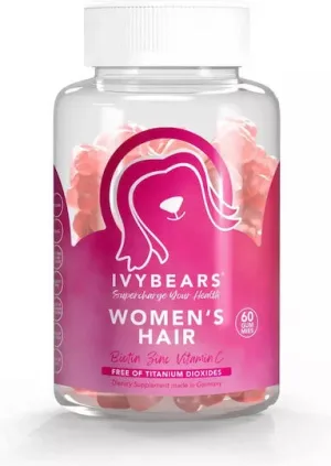 IvyBears Women’s Hair Supliment Alimentar Special 60 bomboane de jeleu