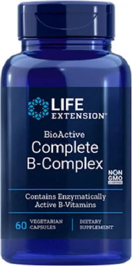 Life Extension Complete B-Complex Vitamina pentru Energie, Întărirea Sistemului Imunitar & Sistemul Nervos 60 capsule veget — preț și oferte