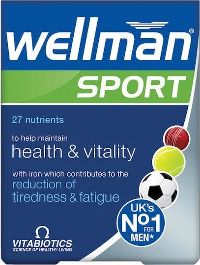Vitabiotics Wellman Sport Health & Vitality Supliment Alimentar Special 30 file — preț și oferte