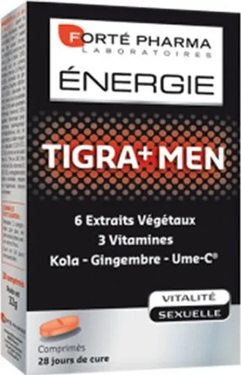 Forte Pharma Energie Tigra + Men Supliment pentru Libido & Întărirea Testosteronului 28 file — preț și oferte