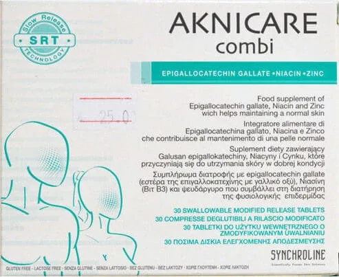Synchroline Aknicare Combi Supliment Alimentar Special 30 capace — preț și oferte