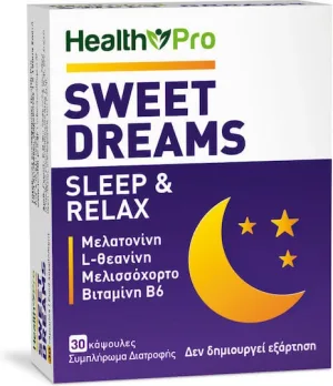 Health Pro Sweet Dreams Supliment pentru Somn 30 capace