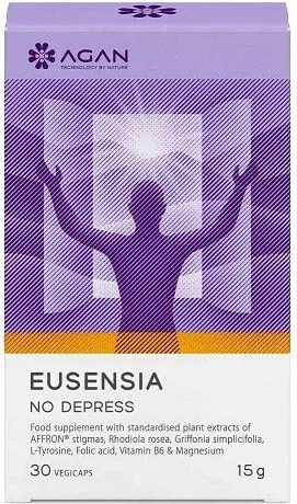 Agan Eusensia No Depress Supliment pentru Anxietate 30 capsule veget — preț și oferte