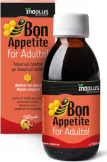Ino Plus Bon Appetite Adults Vitamina pentru Energie, Întărirea Sistemului Imunitar & Părul 150ml — preț și oferte