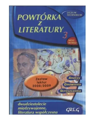 Greg Powtórka z literatury 3 Liceum/Technikum versiunea mini