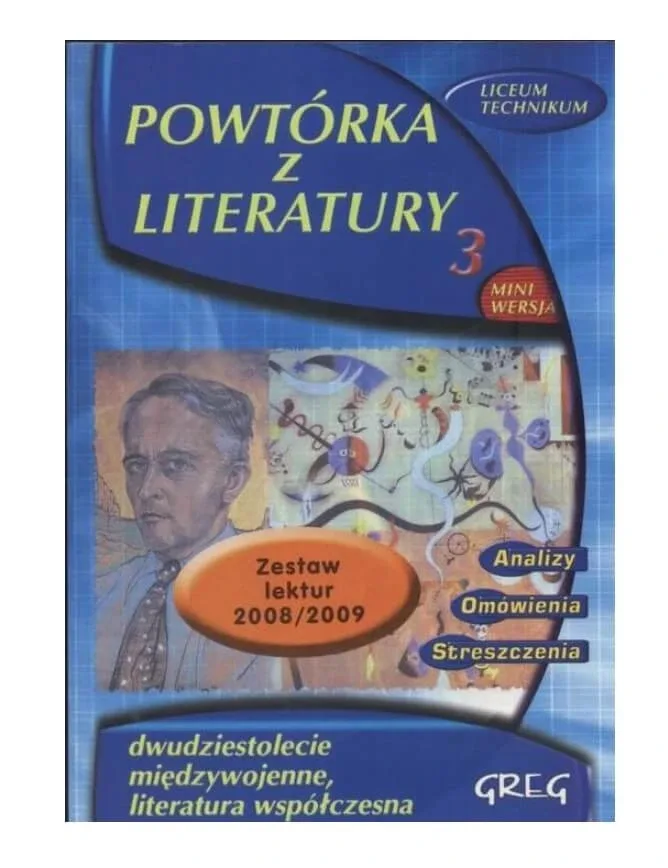 Greg Powtórka z literatury 3 Liceum/Technikum versiunea mini — preț și oferte