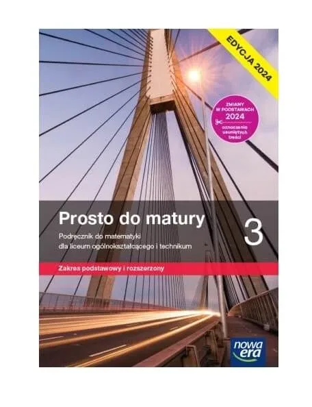 Matematică LO 3 Prosto do matura (Direct la Bacalaureat) manual de bază și gamă extinsă 2024 — preț și oferte